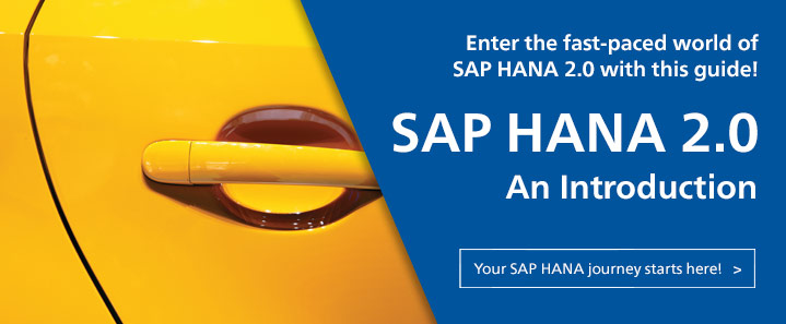 SAP HANA 2.0 Intro