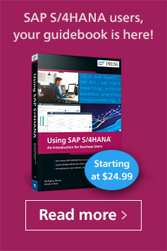 Using 极速赛车一分钟开奖官网 SAP S/4HANA: An Introduction for Business User | 极速赛车一分钟开奖官网 SAP PRESS Books and E-Books