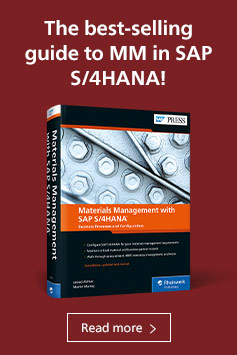 Materials Management with SAP S/4HANA | SAP PRESS Books and E-Books