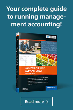 Controlling with SAP S/4HANA: Business User Guide | SAP PRESS Books and E-Books