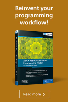 ABAP RESTful Application Programming Model | SAP PRESS Books and E-Books