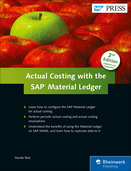 Cover of Actual Costing with the Material Ledger in SAP ERP