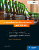 Cover of Production Planning and Control with SAP ERP