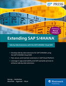 Cover of Extending SAP S/4HANA