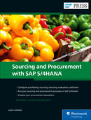 Cover of Sourcing and Procurement with SAP S/4HANA 