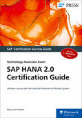 Cover of SAP HANA 2.0 Certification Guide: Technology Associate Exam