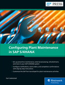 Cover of Configuring Plant Maintenance in SAP S/4HANA