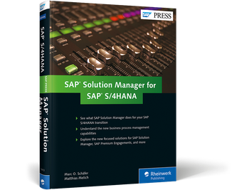 Cover of SAP Solution Manager for SAP S/4HANA