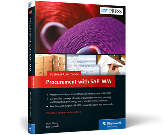 Cover of Procurement with SAP MM: Business User Guide