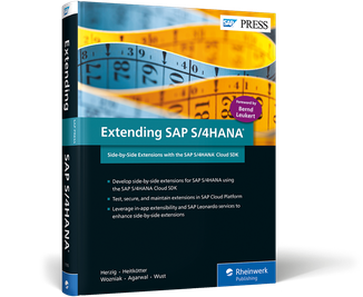 Cover of Extending SAP S/4HANA
