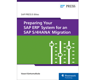 Cover of Preparing Your SAP ERP System for an SAP S/4HANA Migration