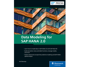 Cover of Data Modeling for SAP HANA 2.0