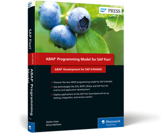 Cover of ABAP Programming Model for SAP Fiori