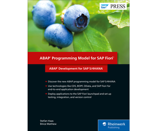 Cover of ABAP Programming Model for SAP Fiori