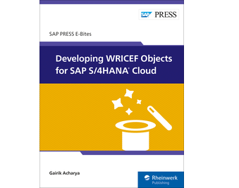 Cover of Developing WRICEF Objects for SAP S/4HANA Cloud