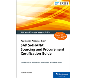 Cover of SAP S/4HANA Sourcing and Procurement Certification Guide