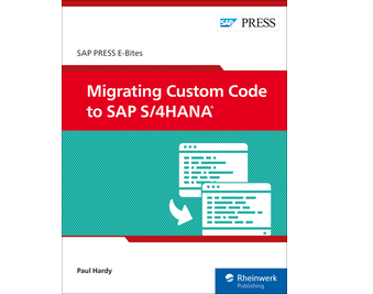 Cover of Migrating Custom Code to SAP S/4HANA