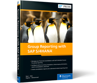 Cover of Group Reporting with SAP S/4HANA
