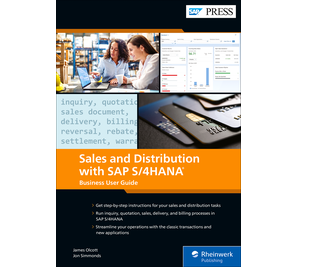 Cover of Sales and Distribution with SAP S/4HANA: Business User Guide