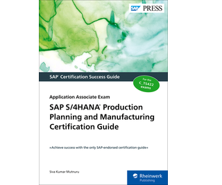 Cover of SAP S/4HANA Production Planning and Manufacturing Certification Guide
