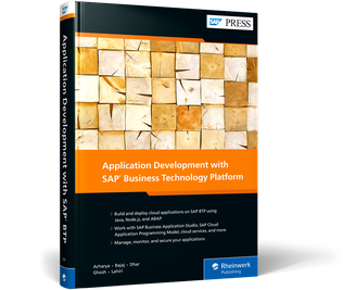 Cover of Application Development with SAP Business Technology Platform