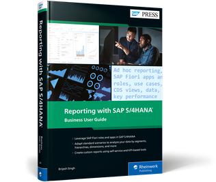 Cover of Reporting with SAP S/4HANA: Business User Guide
