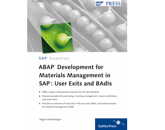 Cover of ABAP Development for Materials Management in SAP: User Exits and BAdIs
